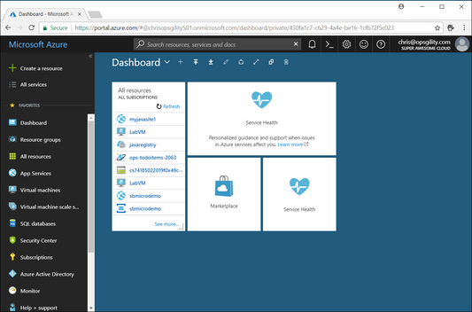 azure portal