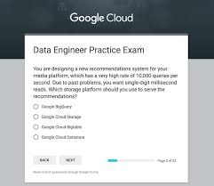 gcp data engineer certification practice test